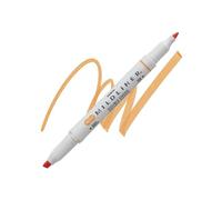 Zebra Double Ended Pastel Highlighter Pack - Fine and Broad Tips at Both Ends - Orange