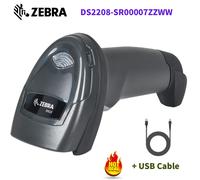Zebra DS2208-SR00007ZZWW Handheld 1D 2D Barcode Scanner With USB Cable