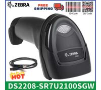 Zebra DS2208-SR7U2100SGW 1D/2D USB Handheld Corded Barcode Scanner Without Stand