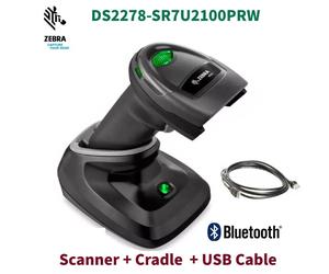 Zebra DS2278-SR7U2100PRW Cordless Bluetooth Area Imager 1D/2D Barcode Scanner UK
