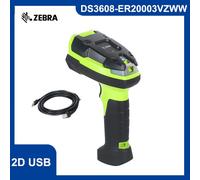Zebra DS3608-ER20003VZWW Handheld 1D 2D USB Barcode Scanner Imager with Cable