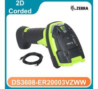 Zebra DS3608-ER20003VZWW Ultra-Rugged 2D Handheld Barcode Scanner w/ USB Cable