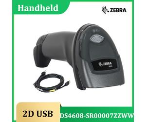 Zebra DS4608-SR00007ZZWW 1D/2D Handheld Barcode Scanner Reader with USB Cable