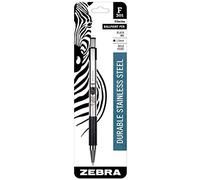 Zebra F-301 BOLD Retractable Ballpoint Pen, 1.6mm, Black, 1 Pack (27311)