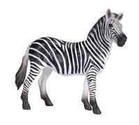 Zebra Figurine Realistic Black & White 11.4cm Educational Safari Collector Toy