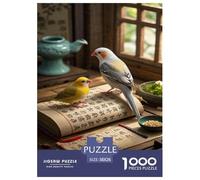 Zebra Finch 1000 Piece Jigsaw Puzzles for Kids Brainteasing Home Decoration 38x26cm/1000pcs