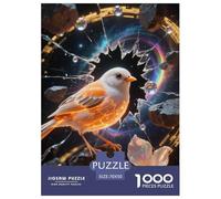 Zebra Finch 1000 Piece Paper Jigsaw Puzzles Animal Colourful Educational Games for Adults And Kids 70x50cm/1000pcs