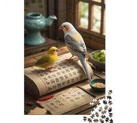 Zebra Finch 1000 Pieces Puzzles Challenging And Brainteasing Puzzle Jigsaw Puzzles Colorful Creative Beautiful Decoration 1000pcs (75x50cm)