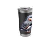 Zebra Finch Design Stainless Steel Insulated Tumbler