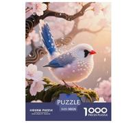 Zebra Finch Jigsaw Puzzles Puzzle for Adults Kids. 1000 Piece Great Gifts Challenge Toy Educational Game Home Decoration for Educational Games Gifts 38x26cm/1000pcs