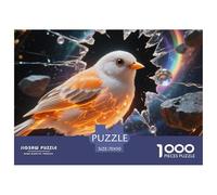 Zebra Finch Jigsaw Puzzles Puzzle for Adults Kids. 1000 Piece Impossible Challenge Toy Educational Game Home Decoration for Adults& Kids Age 14 Years Up 70x50cm/1000pcs