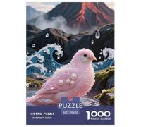 Zebra Finch Jigsaw Puzzles Puzzle for Adults Kids. 1000 Pieces Whimsical Challenge Toy Educational Game Home Decoration for Educational Games Gifts 70x50cm/1000pcs