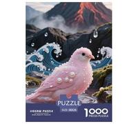 Zebra Finch Jigsaw Puzzles Puzzle for Adults Kids. 1000 Pieces Whimsical Challenge Toy Educational Games Home Decoration for Educational Games Gifts 38x26cm/1000pcs