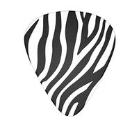 Zebra Fine Lines Guitar Picks - Guitar Accessories - Guitar Picks For Acoustic Guitar Electric Guitar Bass Guitar For Men Women Professional Guitarist Musicians And Beginner