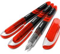 Zebra Fuente - Disposable Fountain Pen - 1.0mm Fine Nib 0.6mm Line Width - Red Ink (3)