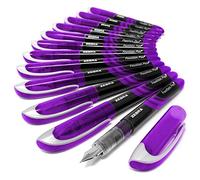 Zebra Fuente - Disposable Fountain Pen - Purple Ink - Pack of 12