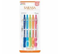 Zebra Gel Ballpoint Pen Sarasa Clip 0.3mm 5 Colors Set N JJH15-5C-N