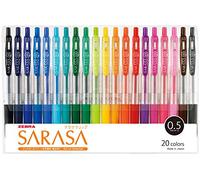 Zebra Gel Ballpoint Pen Sarasa Clip 0.5 Jj15-20ca 20 Color Set by Zebra