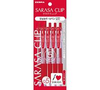 Zebra Pen Gel Ballpoint Pen Sarasa Clip P-JJ15-R5 0.5 Red - 5 pieces