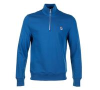 Zebra Half Zip Sweatshirt Cobalt Blue, XXXL