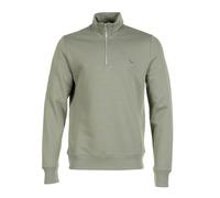 Zebra Half Zip Sweatshirt Green, Medium