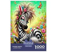 Zebra Jigsaw Puzzles for Adults Gifts 1000 Piece Fun Challenging Home Decors Brainteasing Quirky Wild Animals Jigsaw Puzzle for Adults And Kids 70x50cm/1000pcs