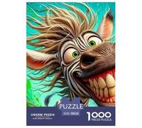 Zebra Jigsaw Puzzles Great Gift for Adults 1000 Piece Challenging Games Home Decoration Quirky Wild Animals Jigsaw Puzzle for Adults And Kids 38x26cm/1000pcs
