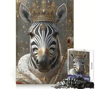 Zebra King 1000 Teenager Pieces Jigsaw Puzzle Logic Practice Quiet Fun Clean Edges Festive Gift (50x75cm)