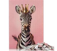 Zebra King Puzzles 500 Pieces Wooden Puzzles for Adults & Teenager Learning Educational Toys 500pcs (52x38cm)