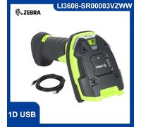 Zebra LI3608-SR Rugged Corded Handheld Standard Range 1D Linear Barcode Scanner