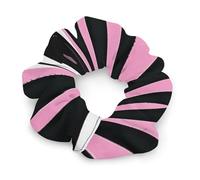 Zebra-like Print Hair Scrunchies for Women No Damage, Soft Elastic Hair Ties with Fashionable Printed Patterns, Satin Scrunchy Hairbands for Ponytail, Bun, Workout & Sleep