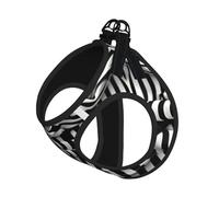 Zebra-Like Print Print Dog Harness Leash Set Reflective Pet Harness Puppy Vest Suitable Dogs Cats Small Breeds