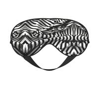 Zebra-Like Print Print Sleep Mask Silk-Like Eye Mask Sleeping Eye Mask for Women Men for Travel Sleep Relaxation