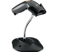 Zebra LS1203-7AZU0100ER USB Kit with Stand, EMEA, LS1203-CR10007R Scanner, CBA-U01-S07ZAR Cable, 20-73951-07R, Black
