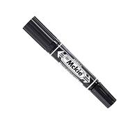 Zebra Marker Pen Medium Double End - Color: Black