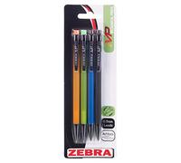 Zebra Mechanical Pencil - Assorted Barrels (Pack of 4)