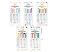Zebra Mildliner Complete Set 25 Colours Vibrating Ideal for Highlighting Kids Office School School (WKT7-5C WKT7-5C-NC WKT7-5C-NC WKT7-5C-NC WKT7-5C-RC WKT7-N-5C WKT7-5C-HC)