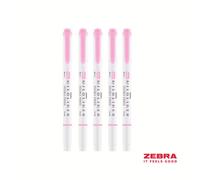 Zebra MILDLINER Double Ended Fluorescent Pink Box Highlighter 10