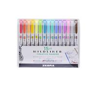 Zebra Mildliner - Double Ended Highlighters - 15 Pack