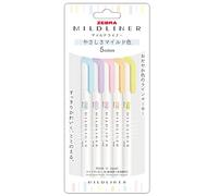 ZEBRA WKT7-5C-YC Mildliner Fluorescent Marker [Parallel Import Goods] (Softness, Mild Colour)