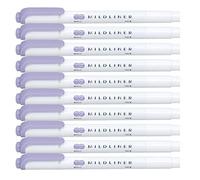 ZEBRA MILDLINER Highlighter pen markers, Mild Violet (WKT7-MVI) x10