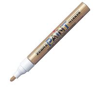 Zebra MOP-200MZ 1.5mm Free Ink System Oil-based Paint Marker - Gold