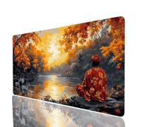 Zebra Mouse Mat 36x16x0.12Inches Waterproof Gaming Mouse Pad Man Non-slip Rubber Base Abrasion-resistant Stitched Edges, Large Mousepad as Desk Mat for Office Accessories Laptop Keyboard JXL-1761