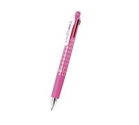 Zebra Multi Function Sarasa 4＋S Black/Red/Blue/Green Ink 0.5mm Ballpoint Pen, 0.5mm Mechanical Pencil, Pink Body