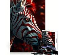 Zebra My Funny Friend 1000 Piece Jigsaws for Adults Puzzle Focus Training Stress Free Fun Tight Join Creative Gift (38x52cm)