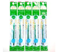 Zebra NJK-0.4 Green Ink Refill (RNJK4-G), 0.4mm, for Sarasa Multi, × 5 Pack/Total 5 pcs (Japan Import) [Komainu-Dou Original Package]