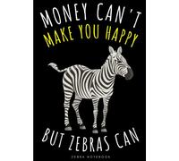Zebra Notebook: Large Lined Journal For Your Daily To do List Note | 100 pages Decorated With Small Animals Face Designs and Cute Zebras Head ... Book Gift to Keep track & Record Information