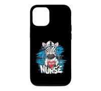 Zebra Nurse Nursing School Stethoscope Nursing Zebra Lover Case for iPhone 12/12 Pro