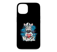 Zebra Nurse Nursing School Stethoscope Nursing Zebra Lover Case for iPhone 13