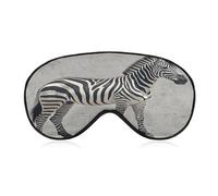 Zebra on The Wall Sleep Mask Eye Mask for Sleeping Breathable Blackout Sleeping Masks with Adjustable Strap Soft Eye Cover Comfortable Blindfold Eyeshade for Night Sleeping Travel Nap